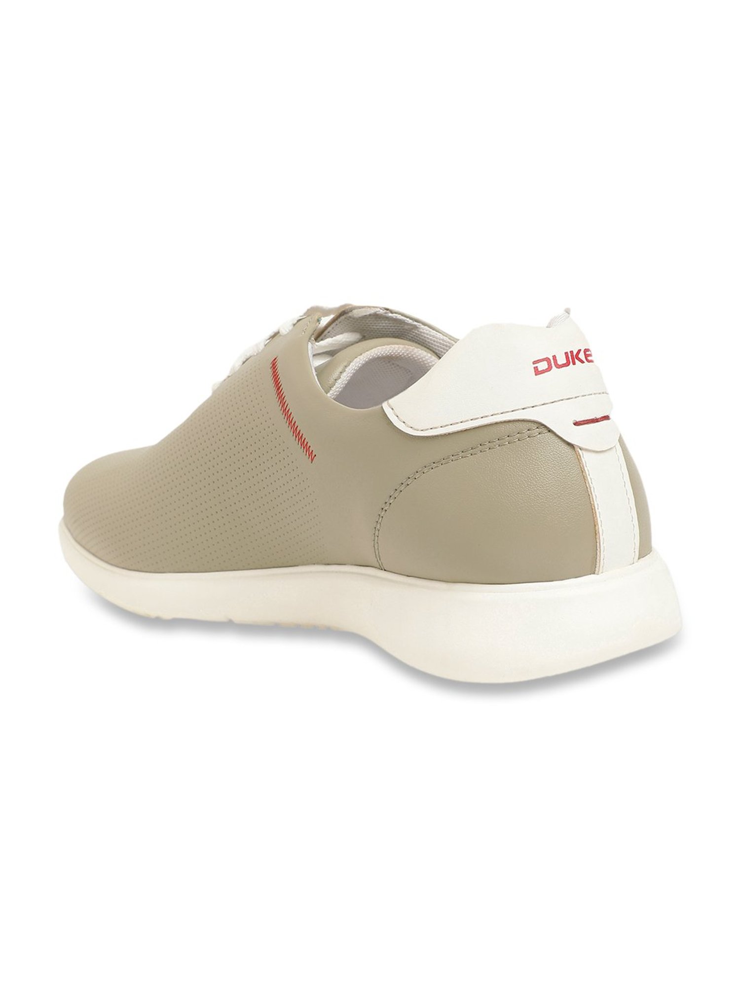 Duke Men's Oyster Grey Casual Sneakers