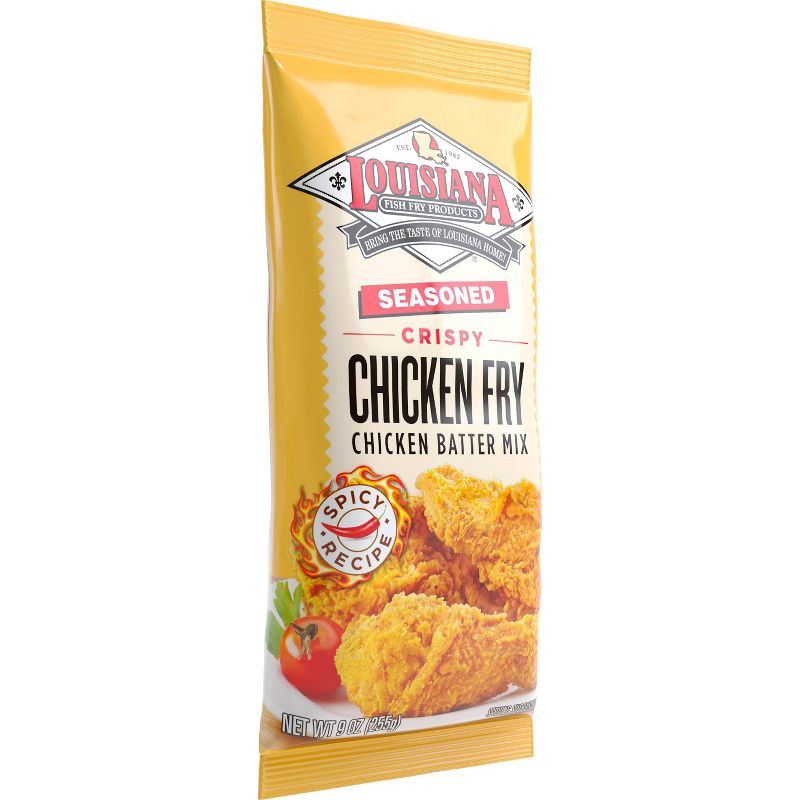 Louisiana Seasoned Crispy Chicken Fry Batter Mix - 9oz