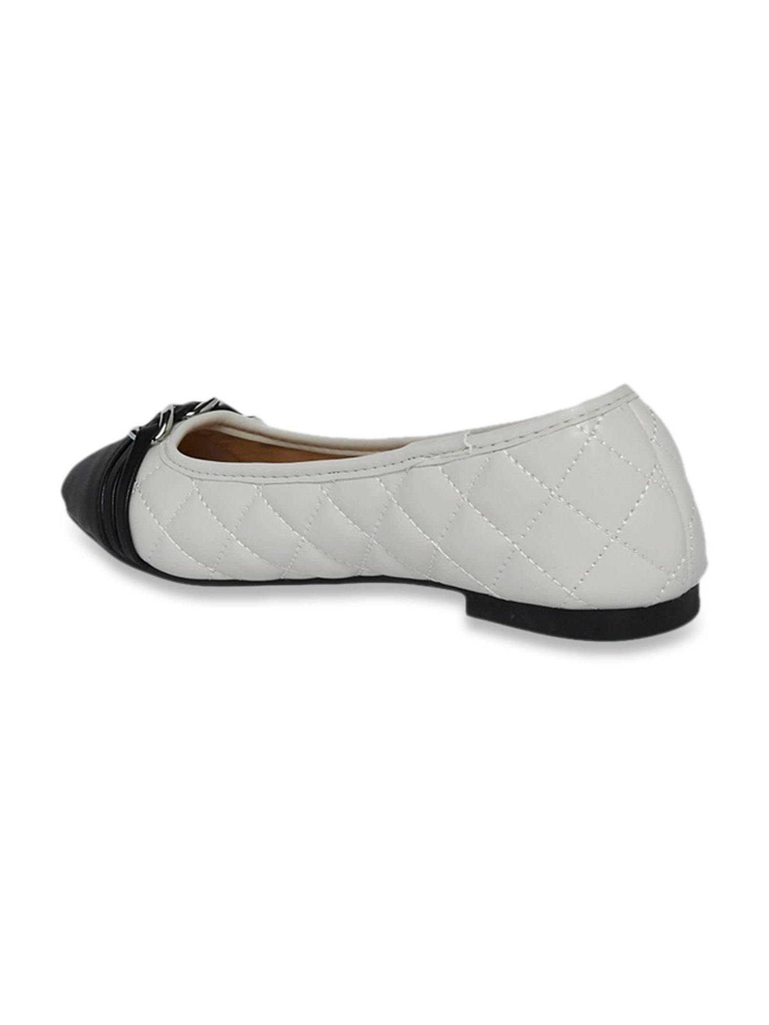 Forever Glam by Pantaloons Women's White Flat Ballets