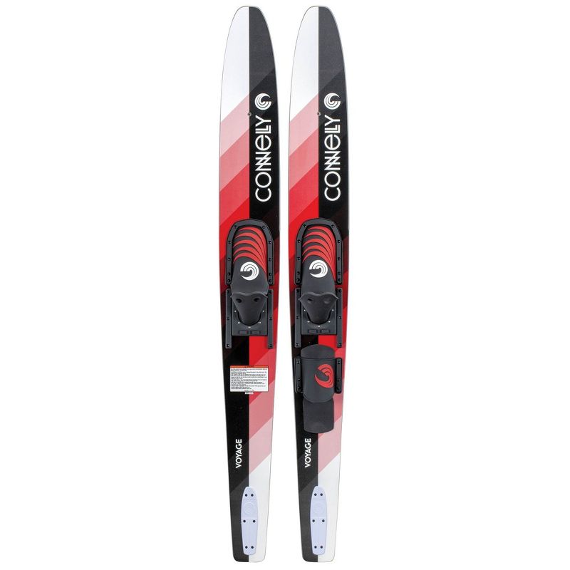 CWB Connelly Voyage Combo Water Sports Ski for Waterskiing 64-inch, Red, Black