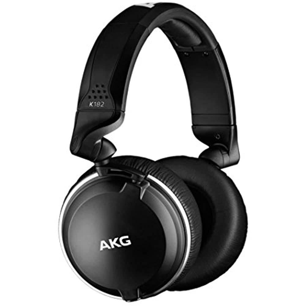 AKG K182 Professional Closed-Back Recording Studio Monitor Headphones/Swivel