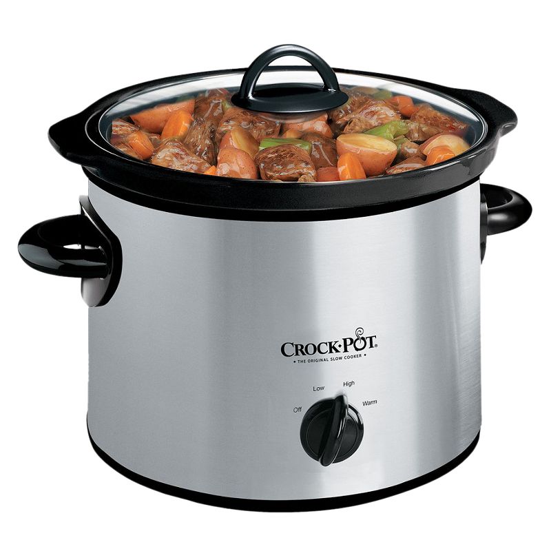 Crock-Pot 3qt Manual Slow Cooker - Silver
