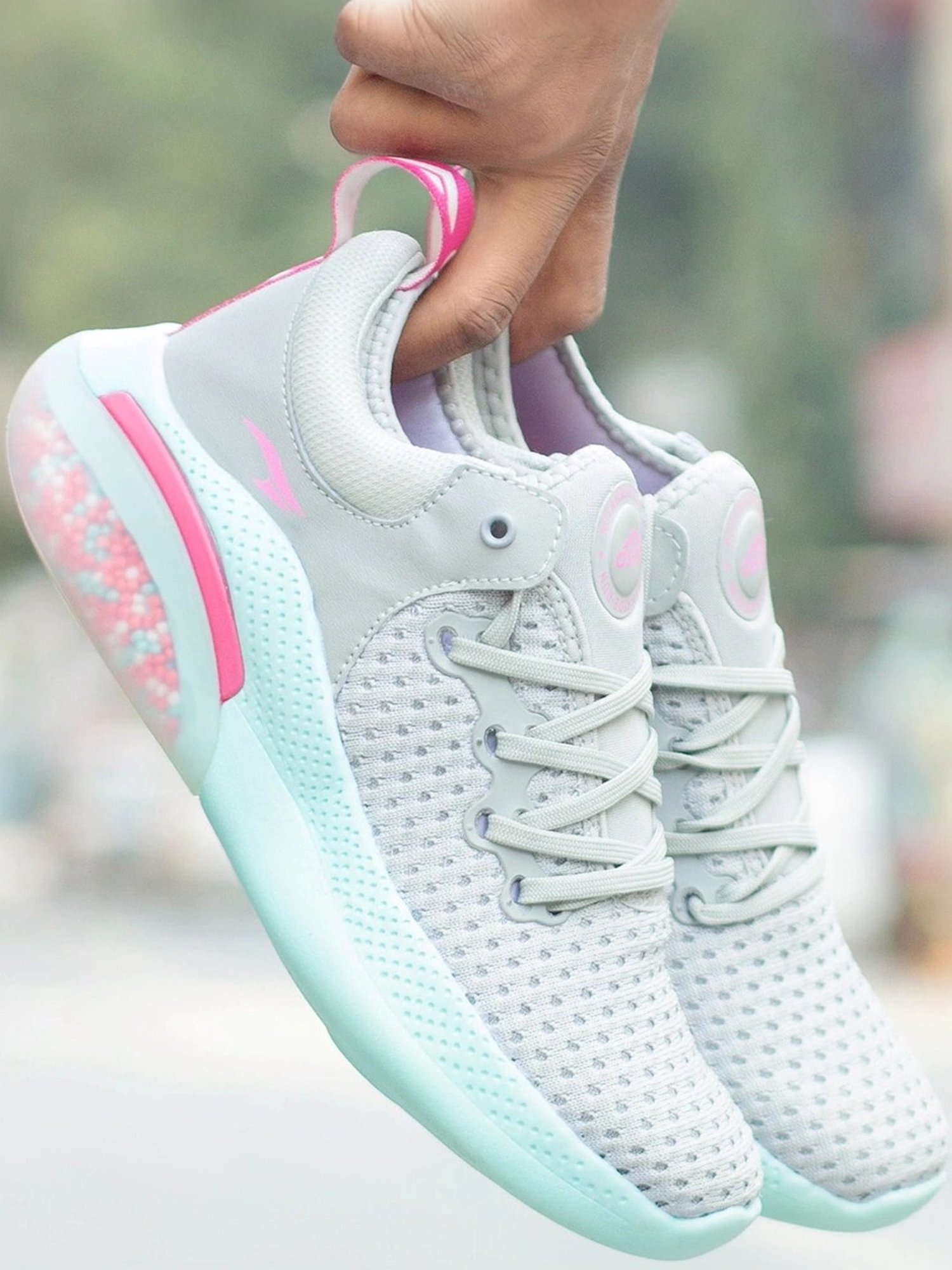 Asian Women's Grey Running Shoes
