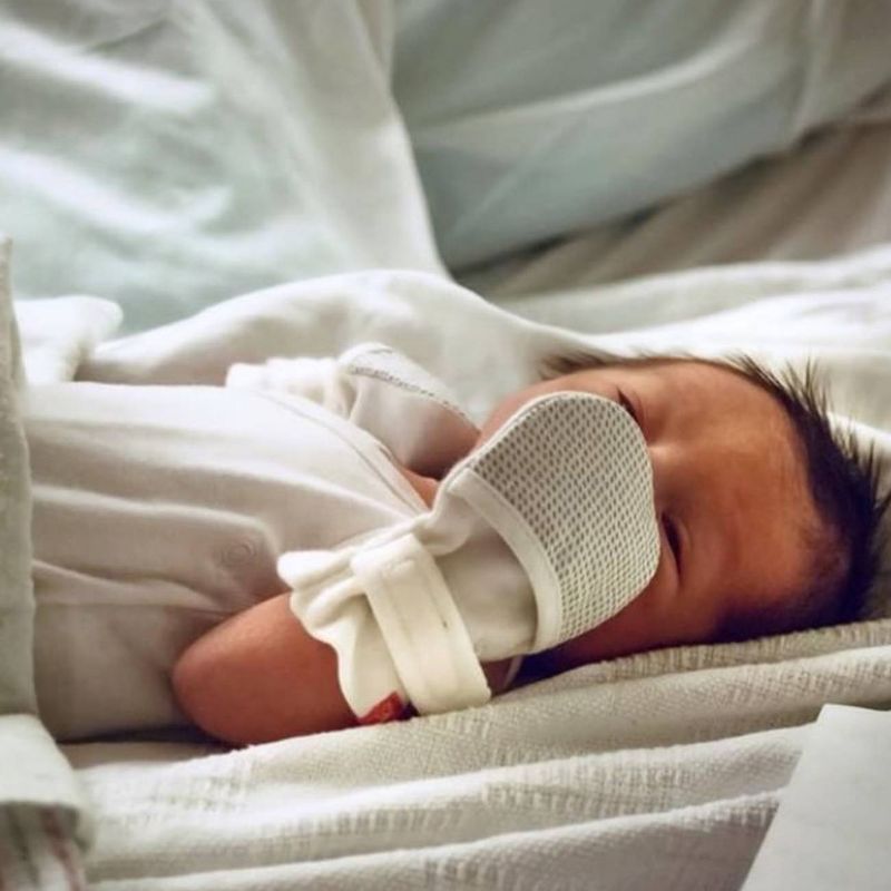 Goumi Baby Drops Mittens - Gray 0-3M