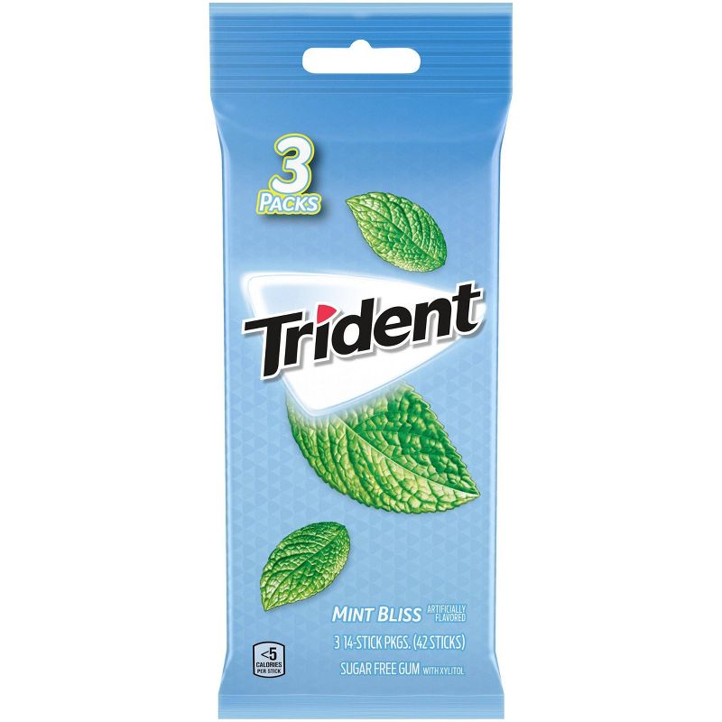 Trident Mint Bliss Sugar-Free Gum - 42ct