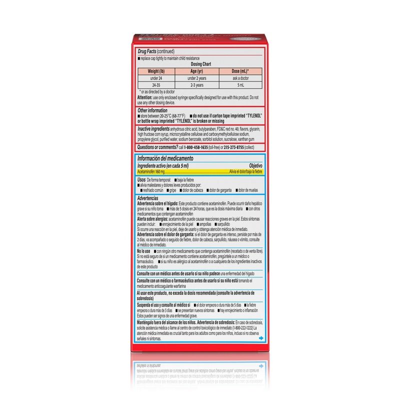 Infant Tylenol  Pain Reliever Cherry 2 fl oz