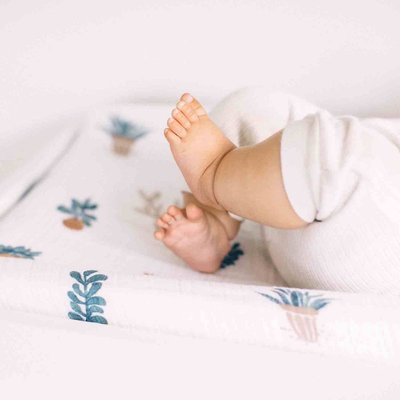 Little Unicorn Cotton Muslin Changing Pad Cover - Prickle Pots