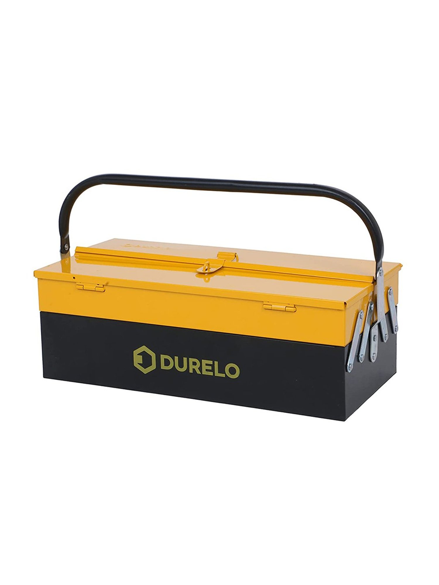 DURELO D33-17-3 Metal Tool Box (Yellow/Black)
