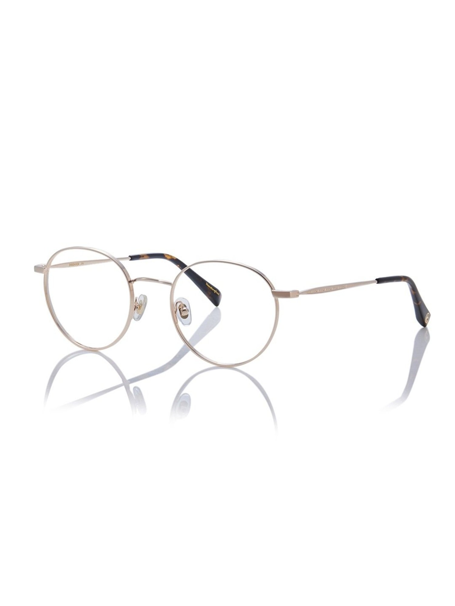 Shisen Fox Yamato Light Gold Round Unisex Blue Filter Computer Lenses -50 mm