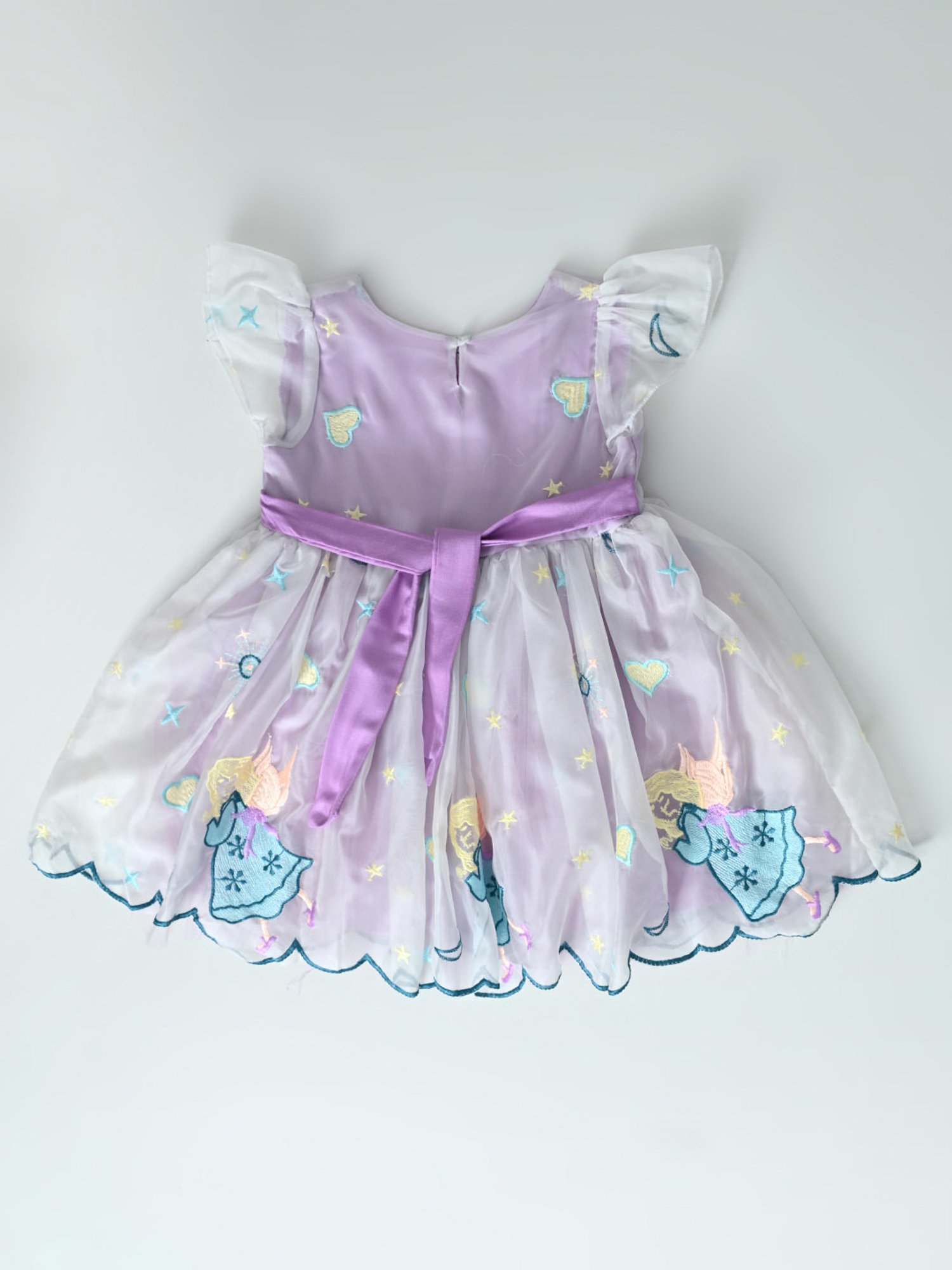 Pink Chick Kids Navy Solid Party Gowns