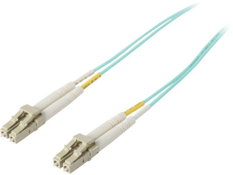 Fiber Optic Cable LC-LC 9/125 Duplex Single-Mode Fiber Cable Yellow 5 meters