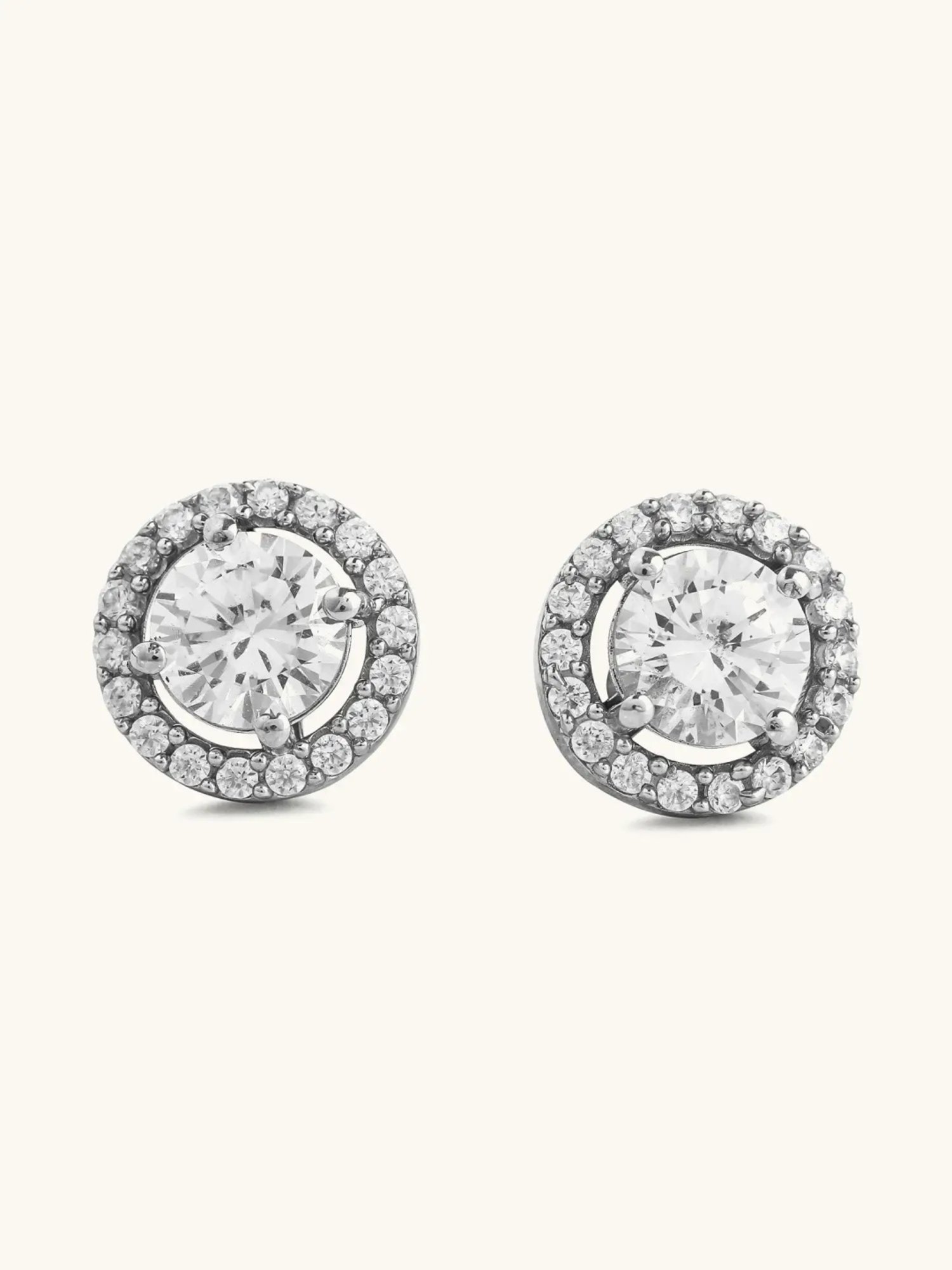Mabel 92.5 Sterling Silver Stud Earrings for Women