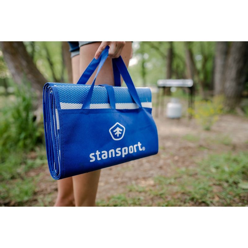 5'x6'7" Rectangle Outdoor Floor Mat Blue - Stansport