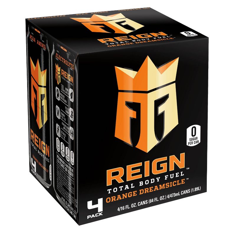Reign Dreamsicle Energy Drink - 4pk/16 fl oz Cans