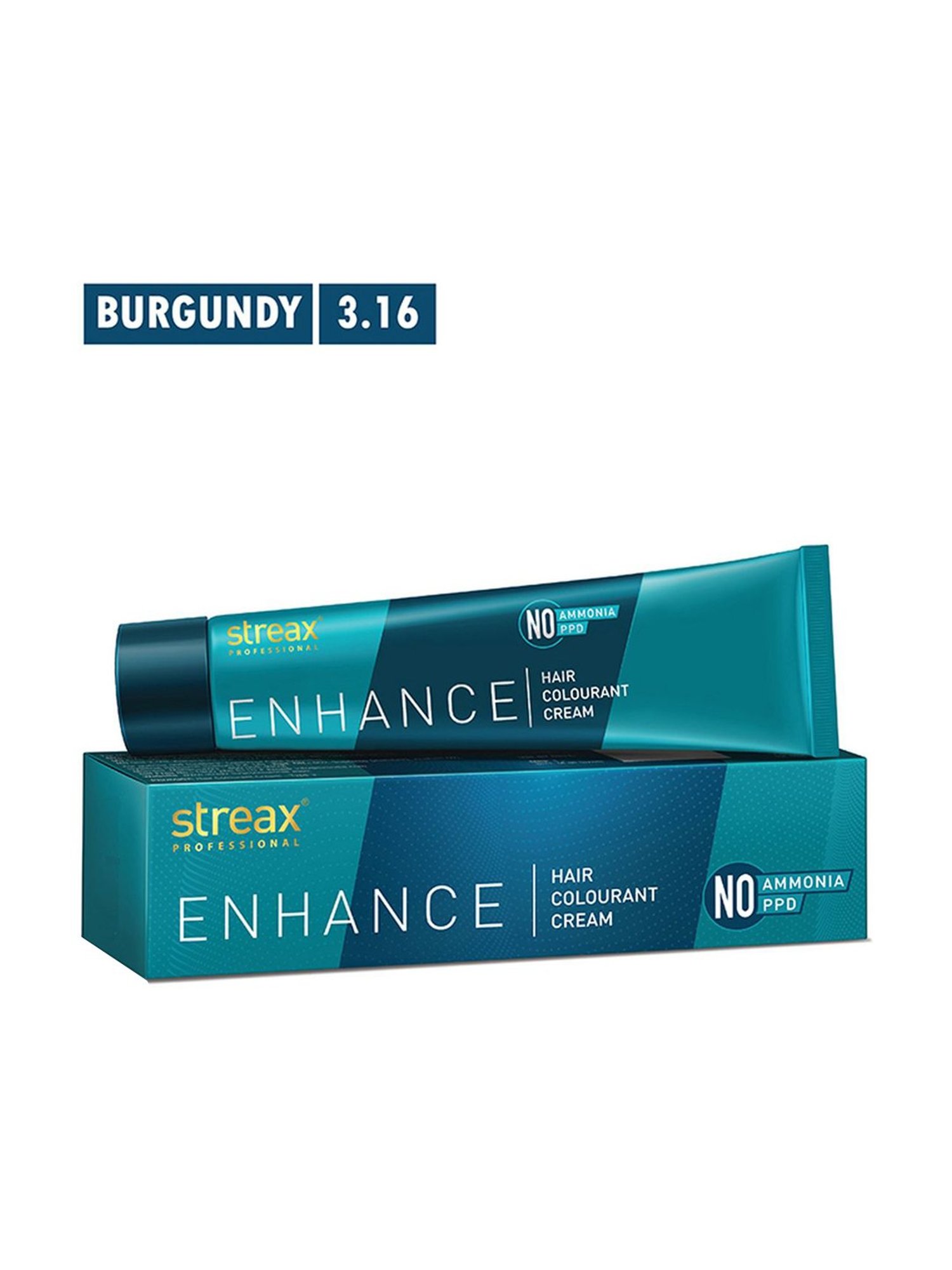Streax Professional Enhance Hair Colourant - Burgundy 3.16 - 90 gm