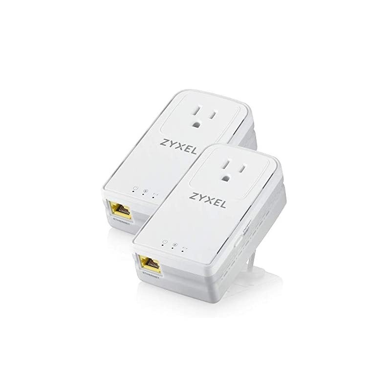 G.hn 2400 Wave 2 Powerline Kit, Pass-Thru, Gigabit, Plug&Play, Stream 8k Content [PLA6456]