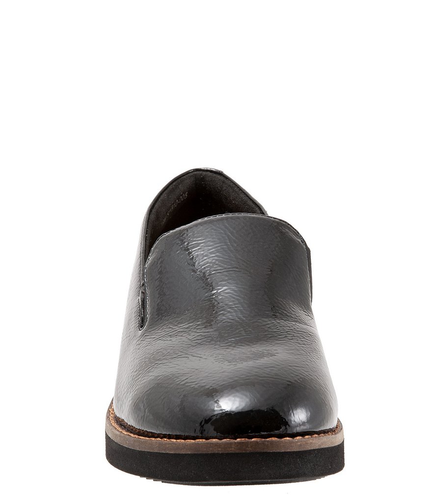 DKNY Eli Leather Logo Hardware Strap Loafers