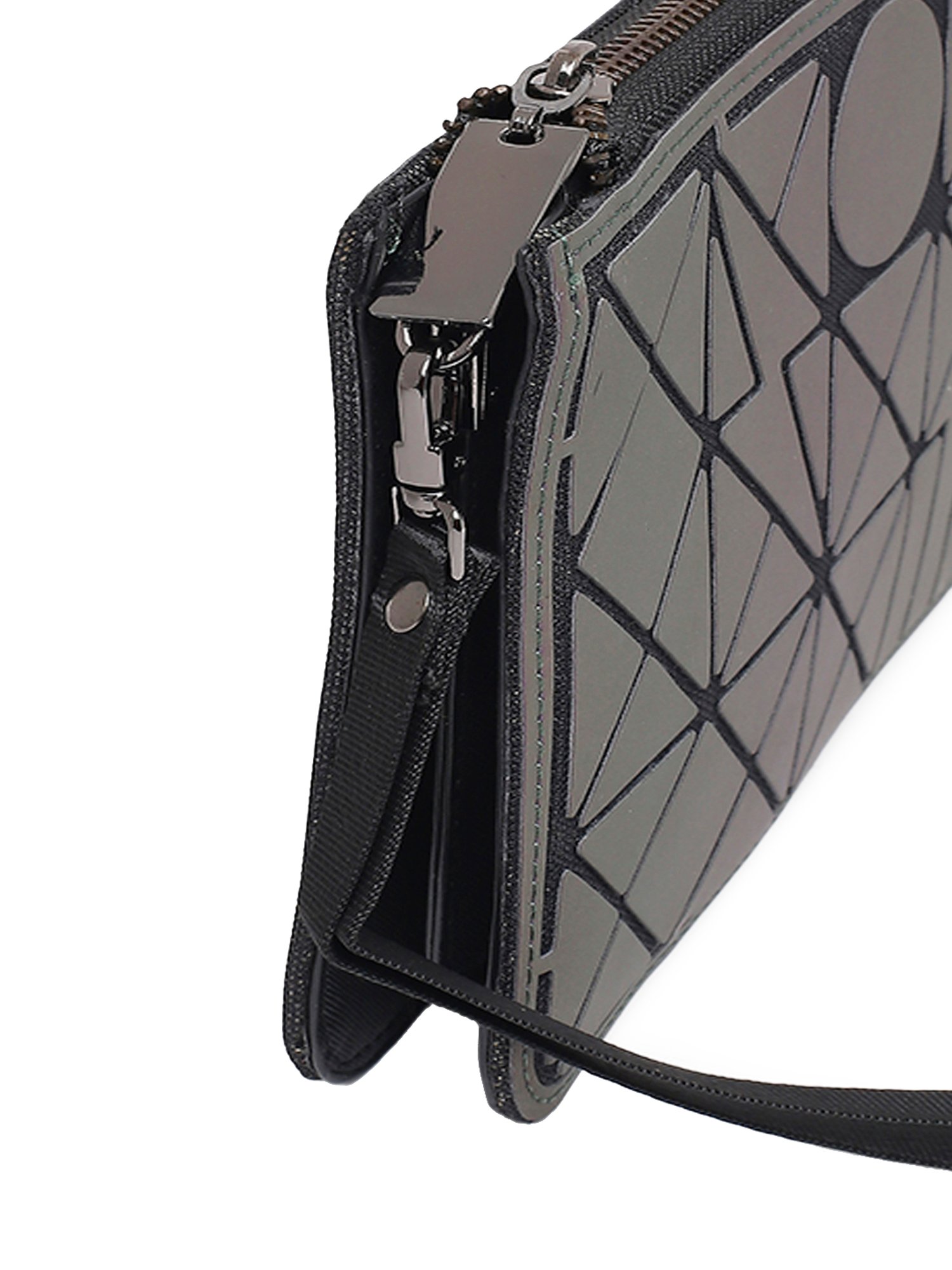 Baomi Purple Textured Medium Sling Handbag