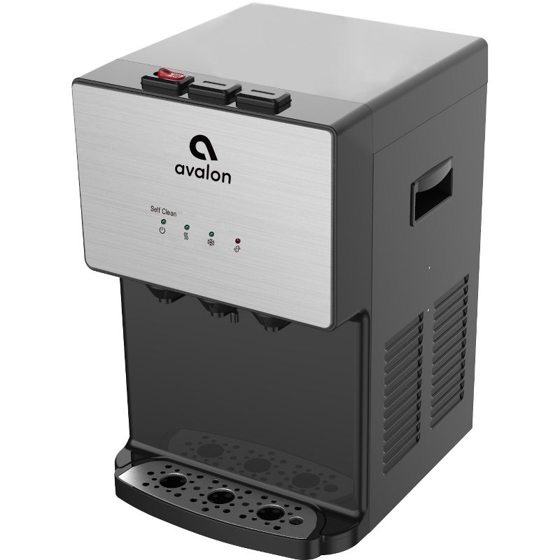 Avalon Premium 3 Temperature Self Cleaning Countertop Water Cooler - Stainless Steel