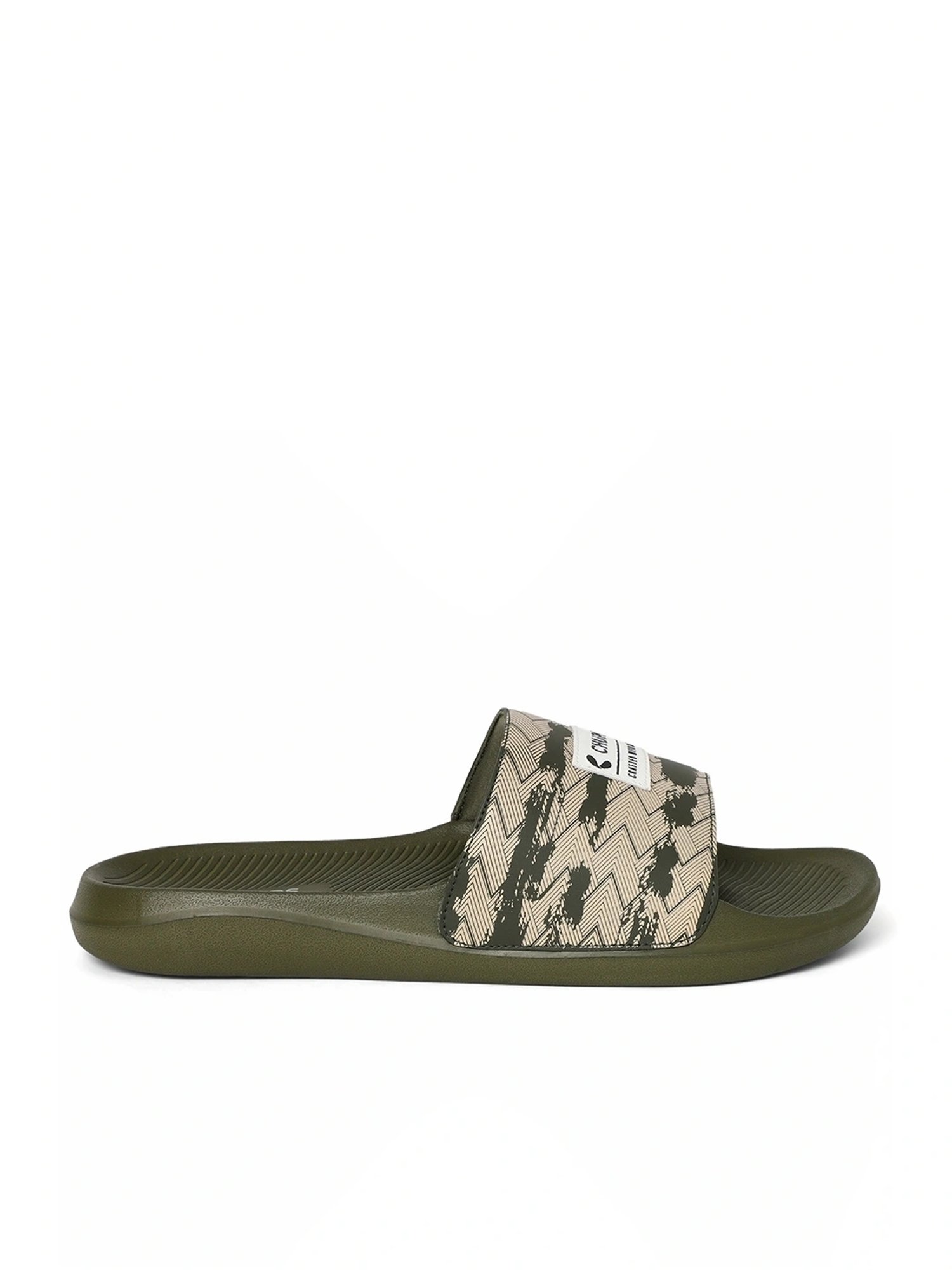 Chupps Men's Traction AirSoft Olive Slides
