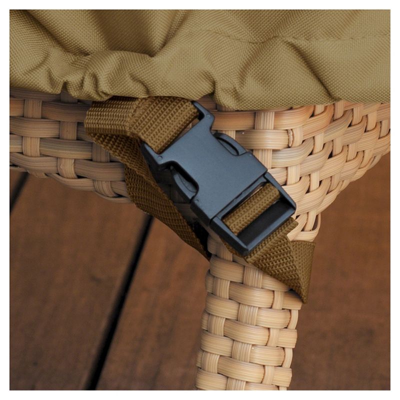 Burbank 4 Pc Outdoor Set Cover - Gray - Safavieh