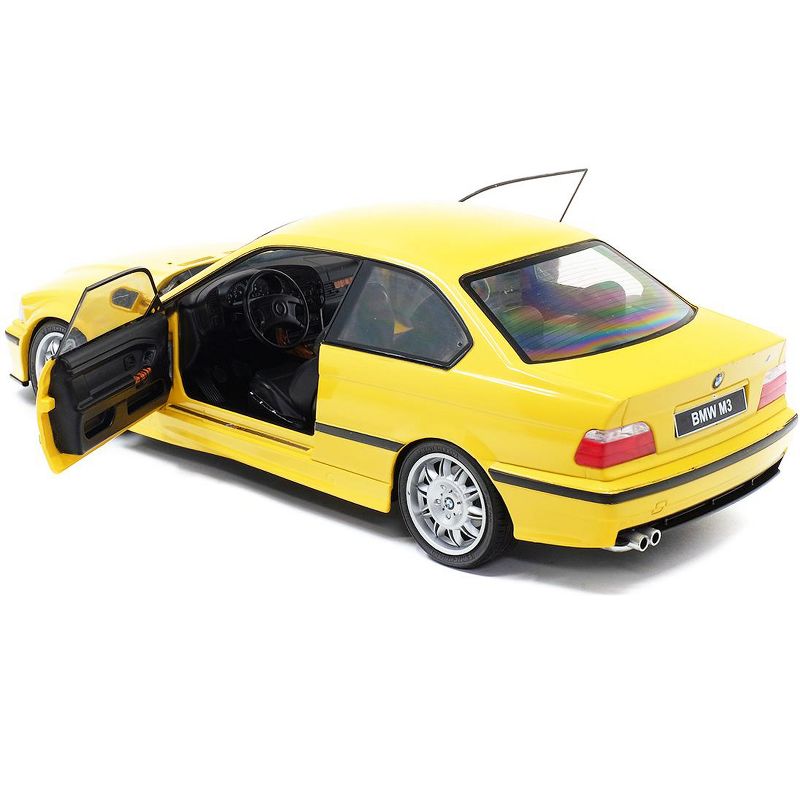 1994 BMW E30 M3 Jaune Dakar Yellow 1/18 Diecast Model Car by Solido
