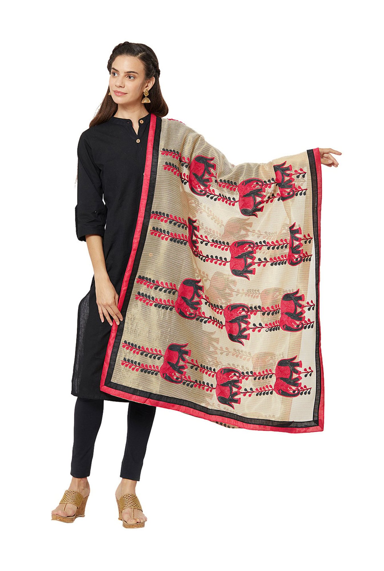 Dupatta Bazaar Beige Dupatta
