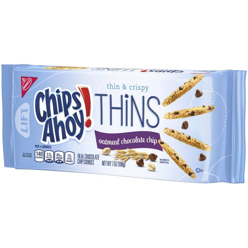 Nabisco Chips Ahoy! Thins Oatmeal - 7oz
