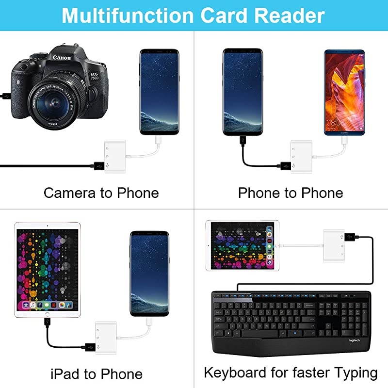 USB C SD Card Reader USB 30 Micro SD Card Reader AdapterCamera Memory Card Reader SD Card Adapter for iPad ProMacBook ProiMacSamsungChromebookPixelbook More USB C