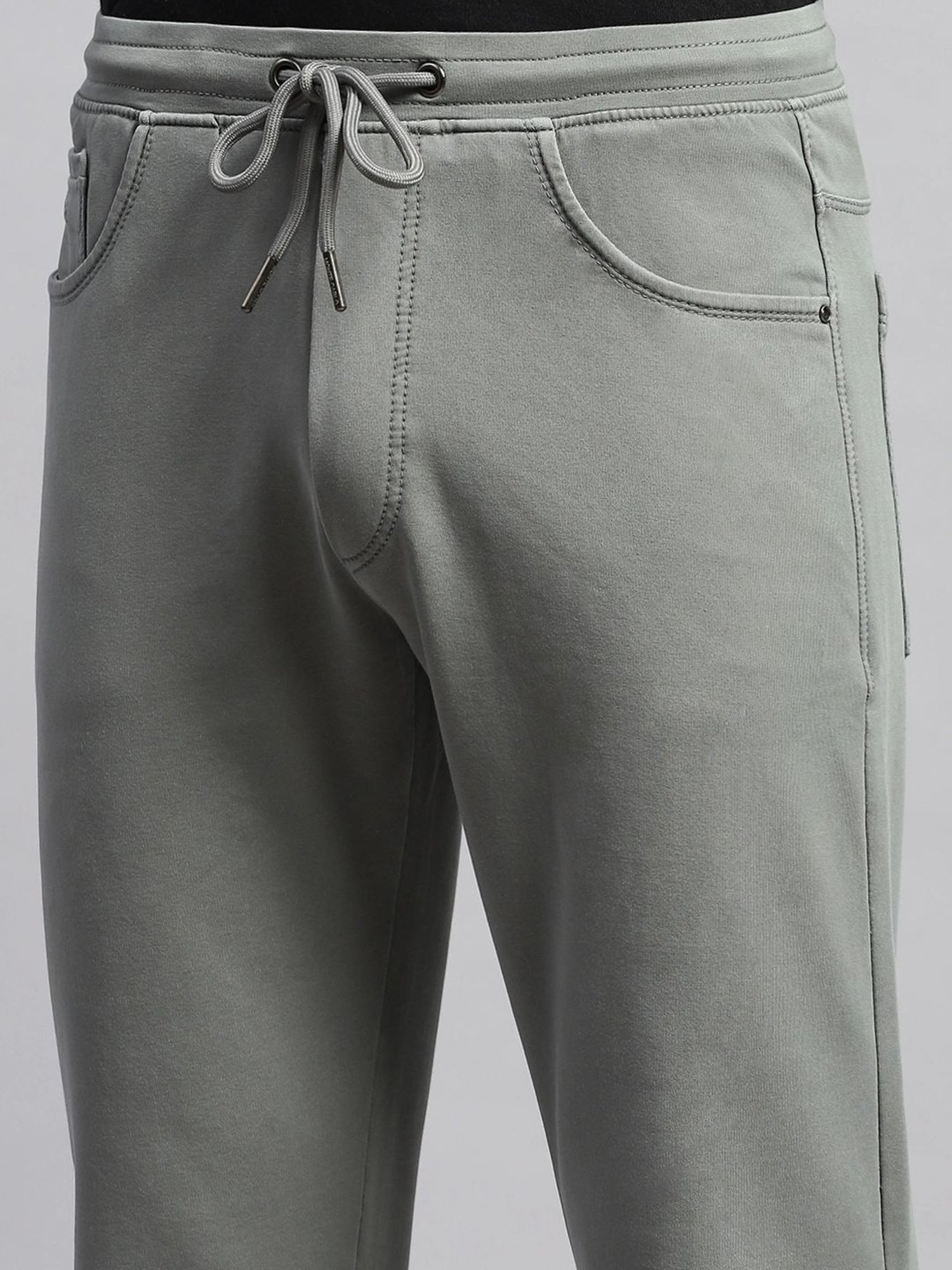 Monte Carlo Grey Regular Fit Trackpants