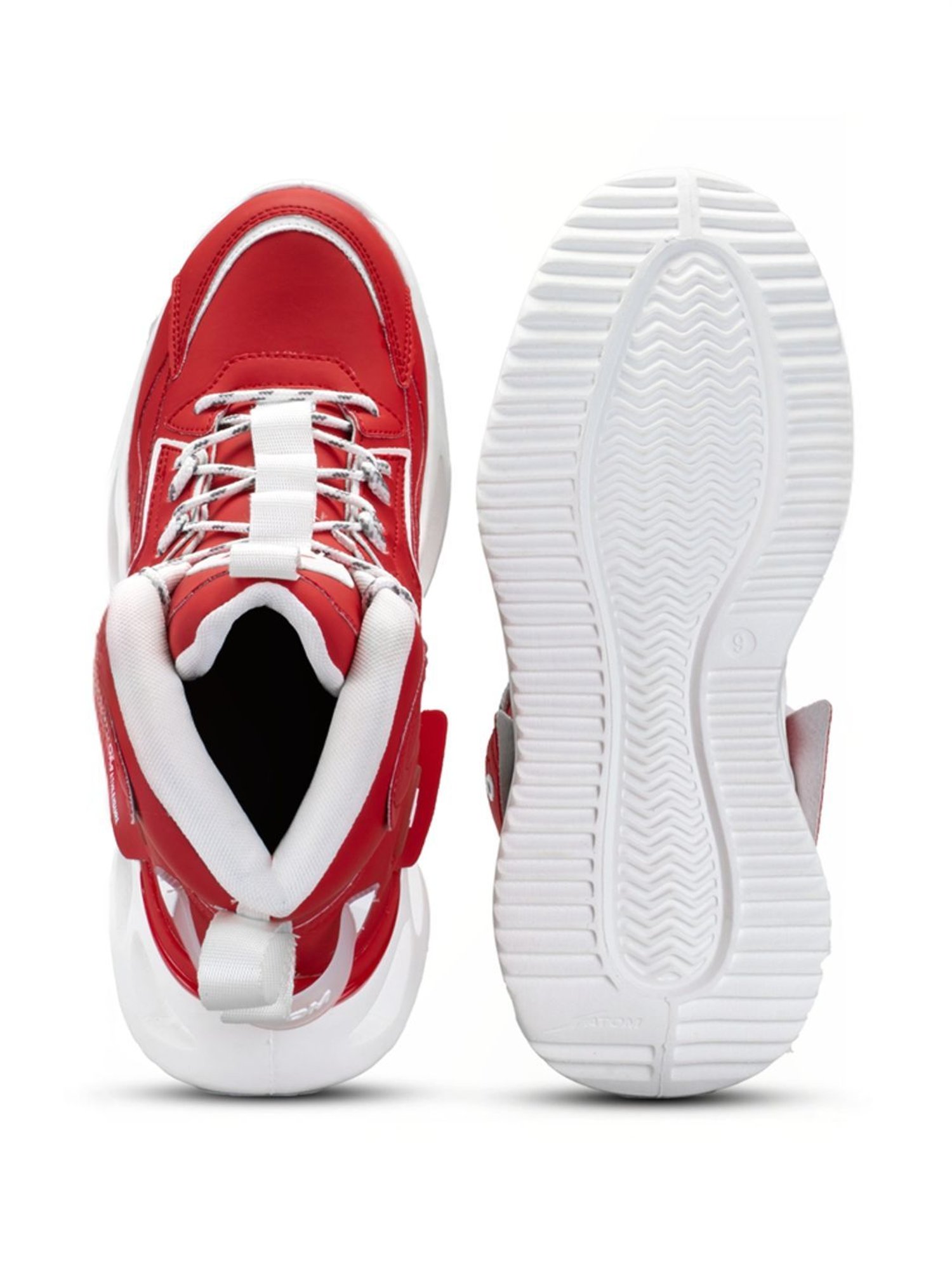 Atom Men's Chroma Kick Red Running Shoes