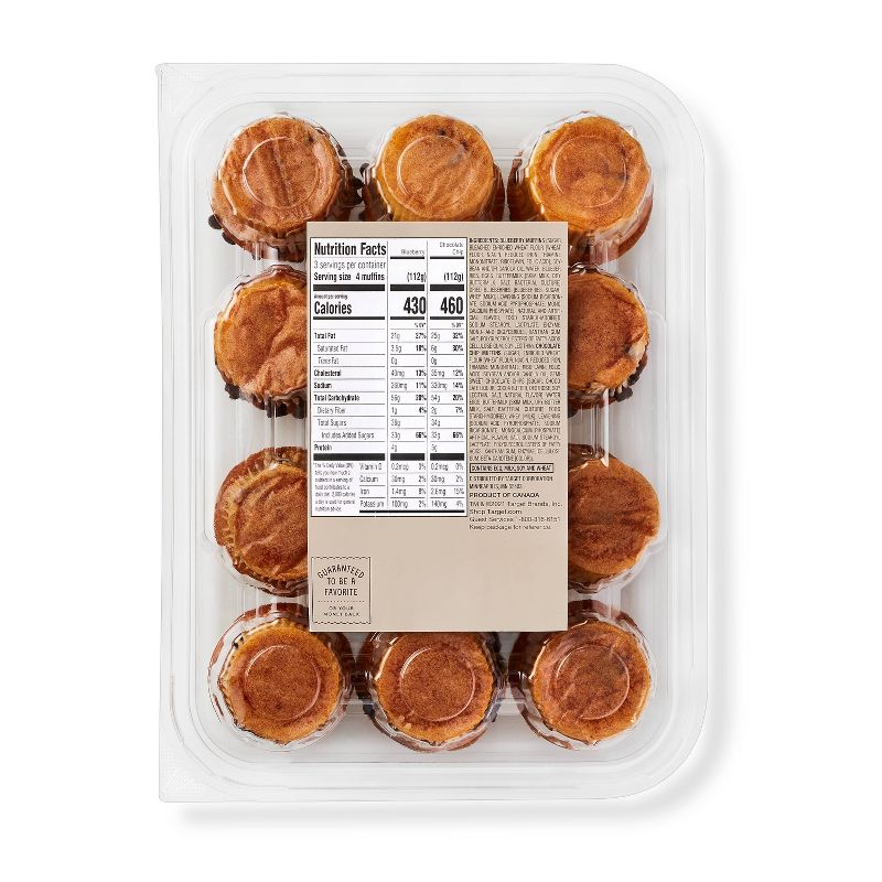 Mini Muffin Variety Pack - 11.9oz/12ct - Favorite Day™