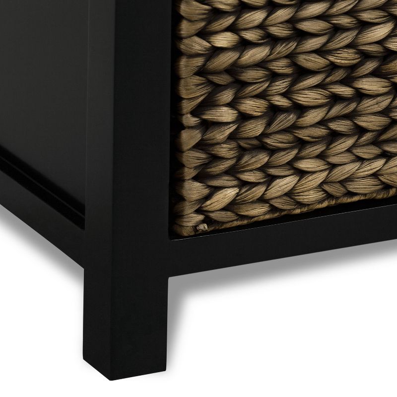 Griffin Storage Bench Black - ClickDecor