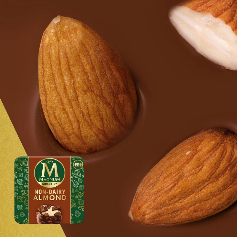 Magnum Non-Dairy Vegan Frozen Dessert Almond Ice Cream Bar - 3ct