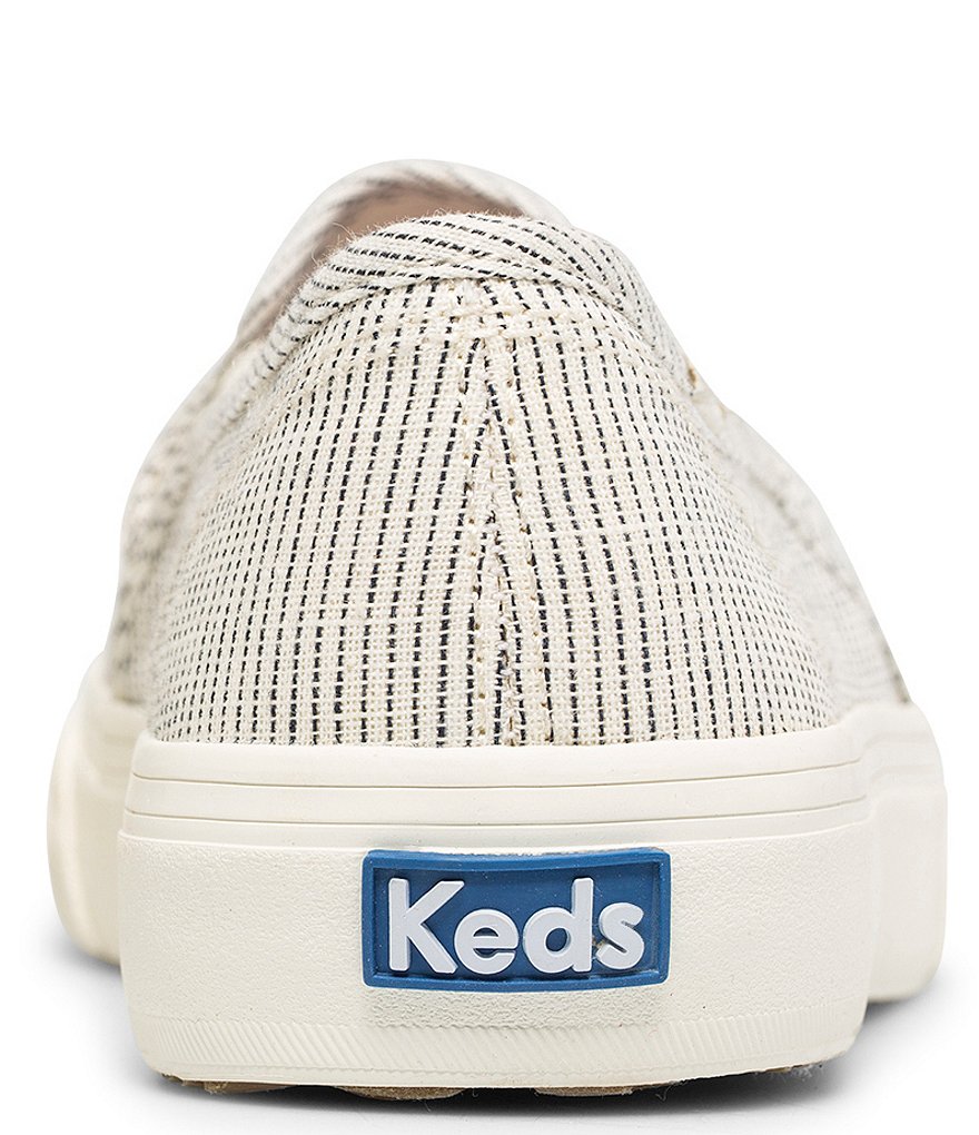 Keds Double Decker Ikat Stripe Canvas Slip-On Sneakers