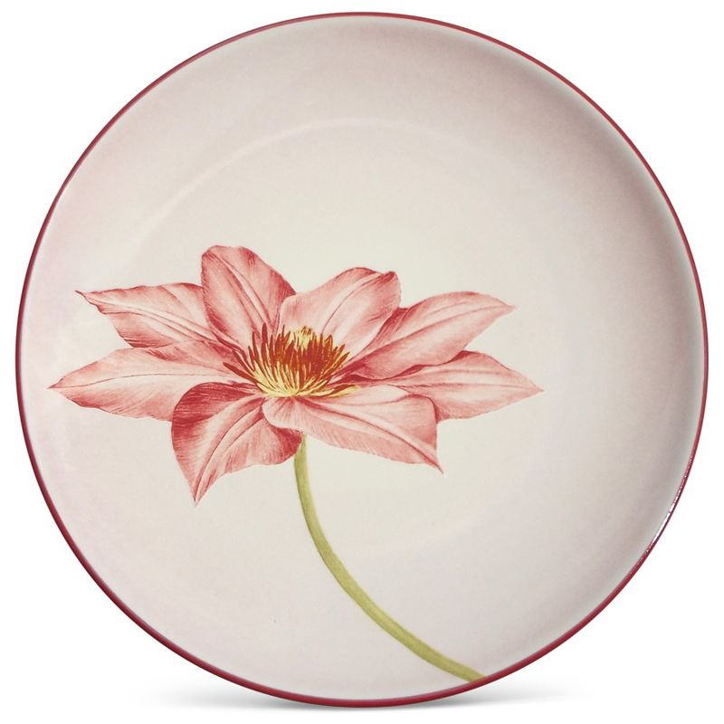 Noritake Colorwave Raspberry Clematis Floral Accent Plate