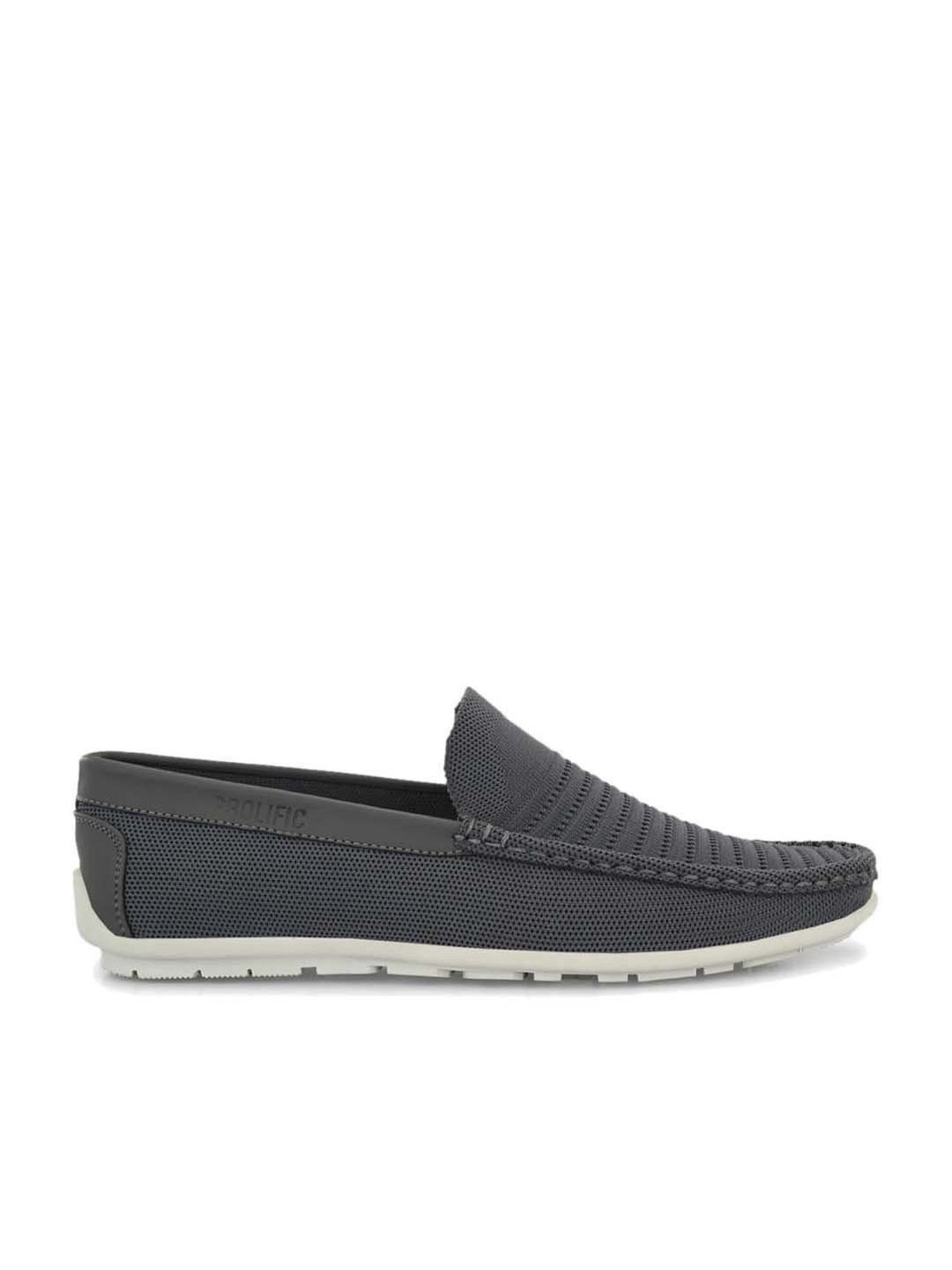 Prolific Men's Charcoal Grey Casual Loafers