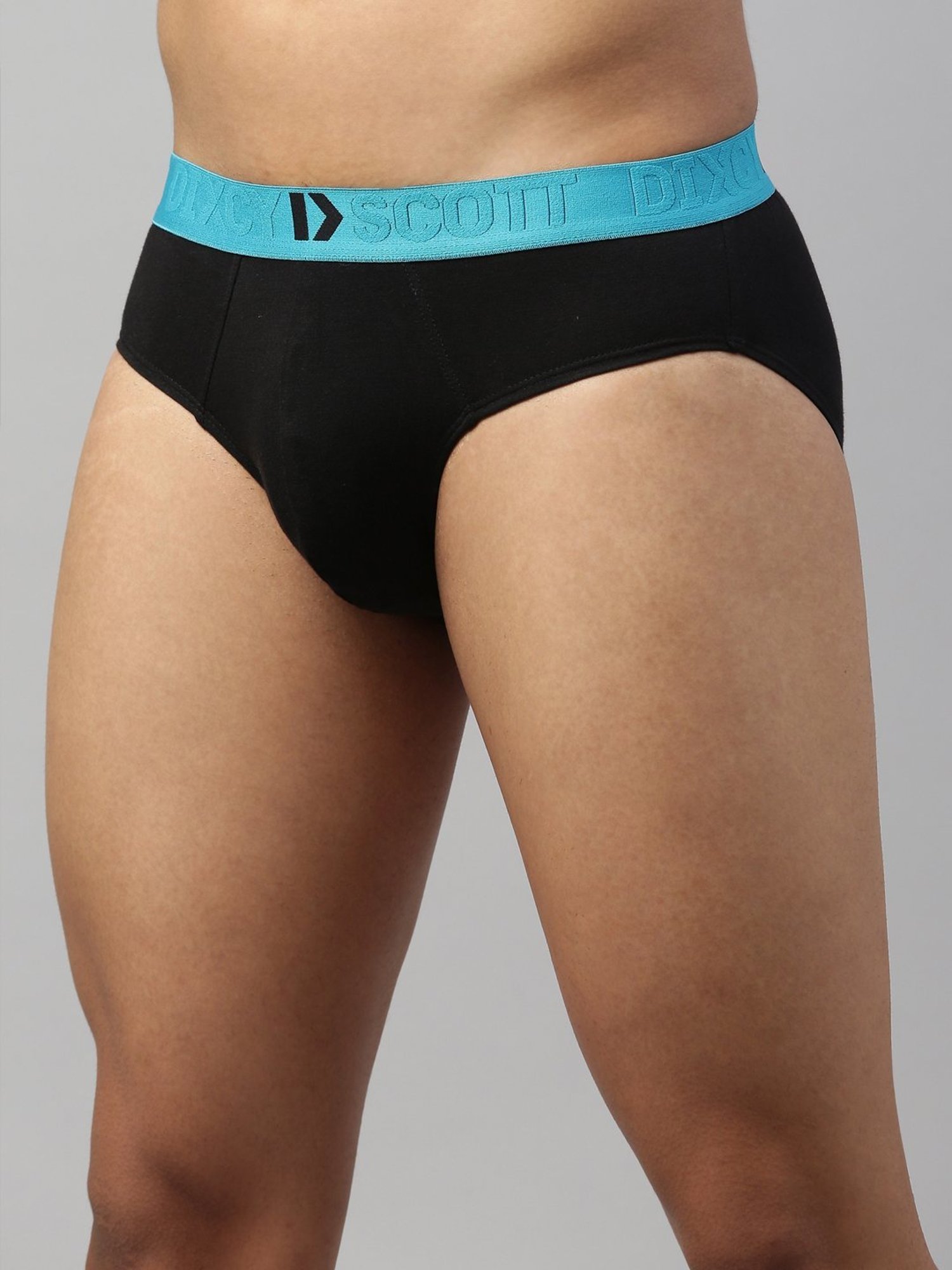 Dixcy Scott Maximus Multi Cotton Regular Fit Briefs - Pack Of 3