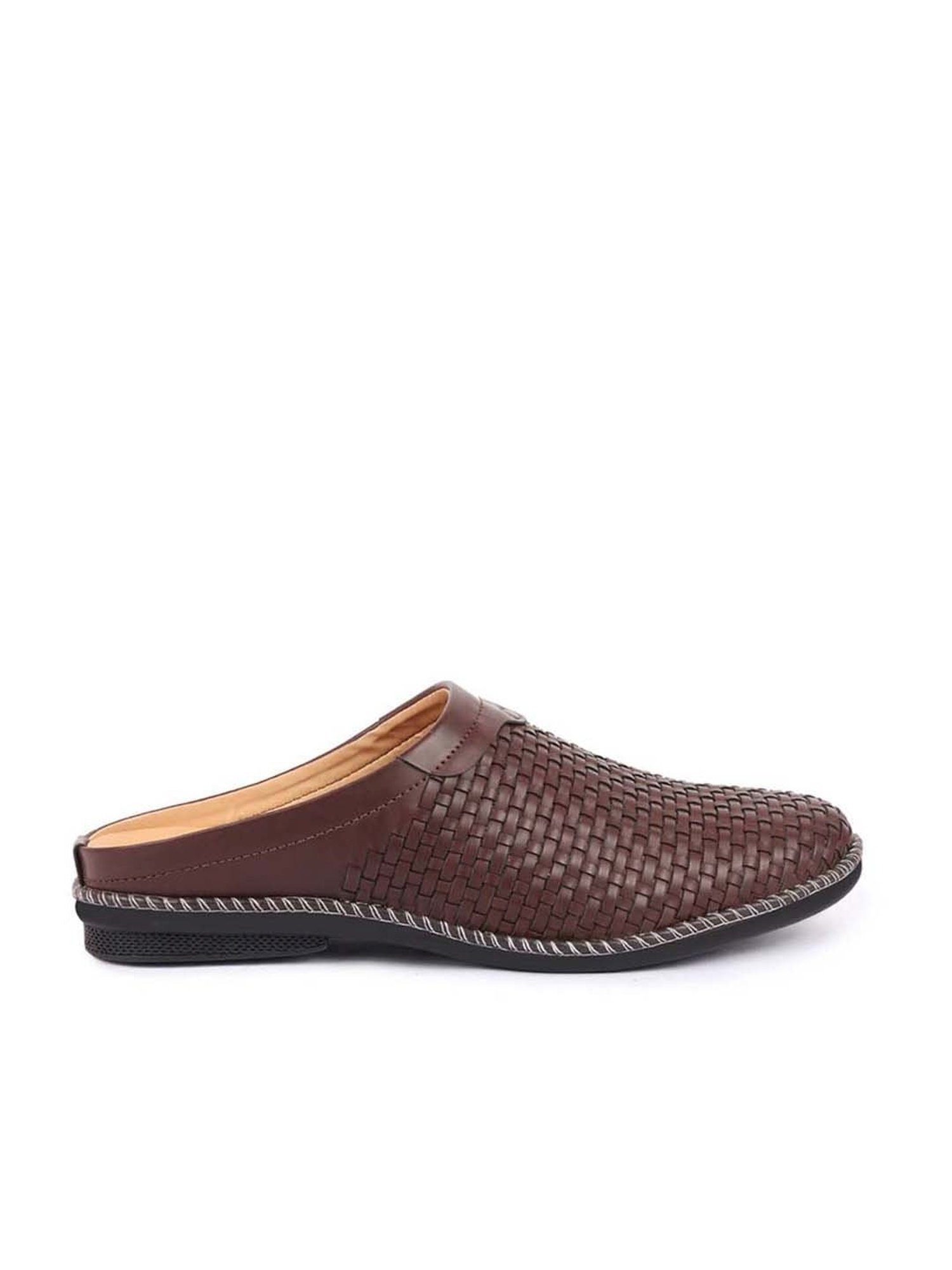 Fausto Men's Brown Mule Shoes