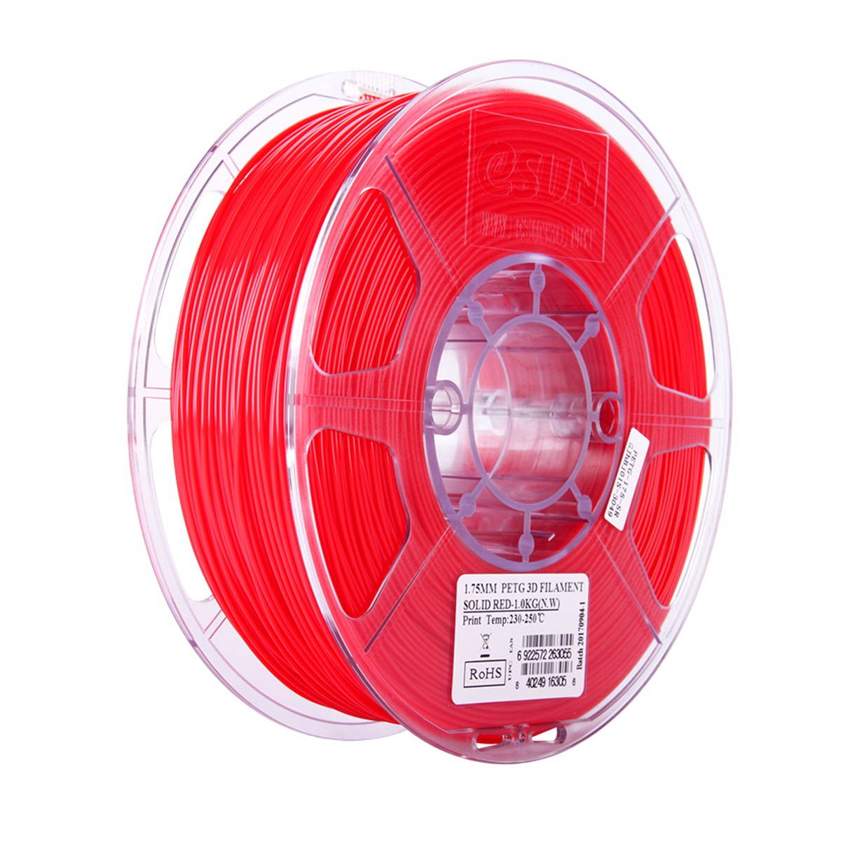 eSUN PETG 1.75mm 3D Printer Filament Printing Consumables Dimensional Accuracy: +/- 0.05mm 1kg(2.2lb) Spool Material Refills Solid Green