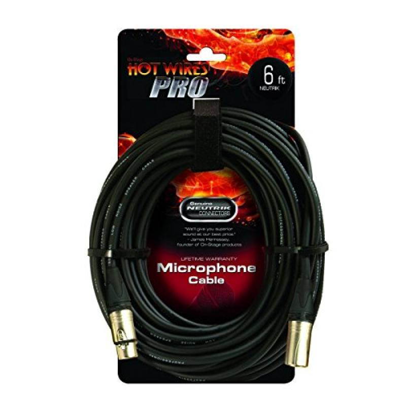 Professional Mic Cable with Neutrik Connectors (6')