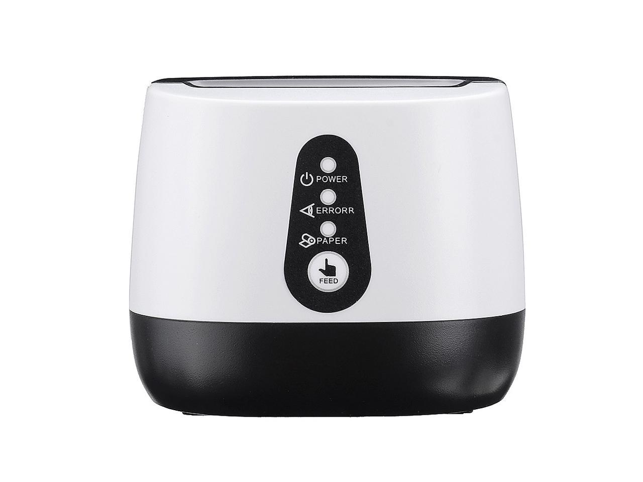 58mm Thermal Receipt Printer Portable Mini Wireless Thermal Printer USB Receipt Bill Ticket POS Printing for iOS Android Windows Compatible with ESC/POS/Star Print Commands Set