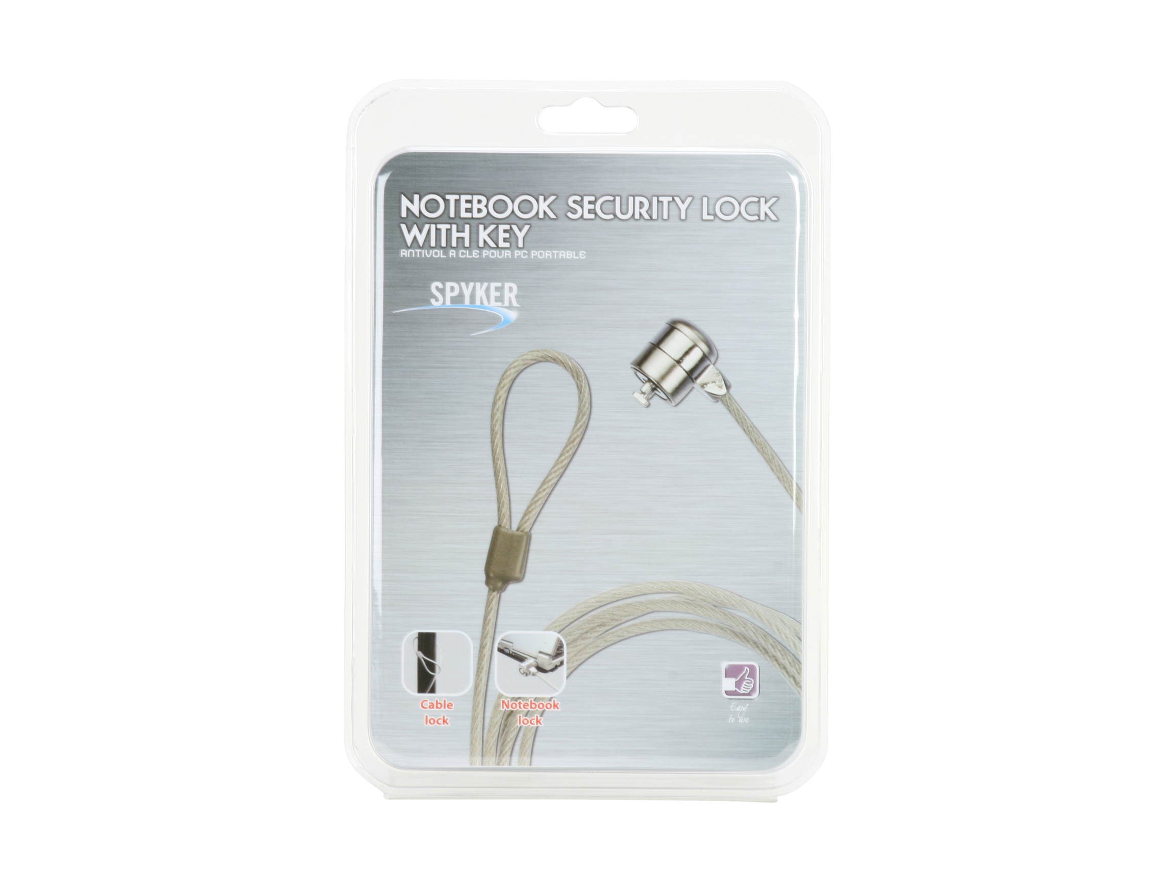 SYBA Connectland Notebook Security Lock CL-NBK65016