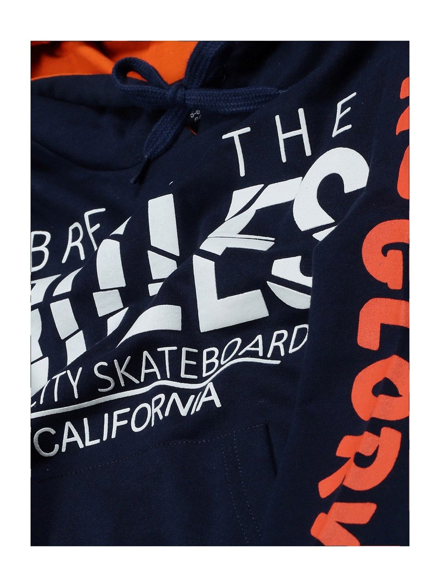 Plum Tree Kids Navy Printed  Hoodies