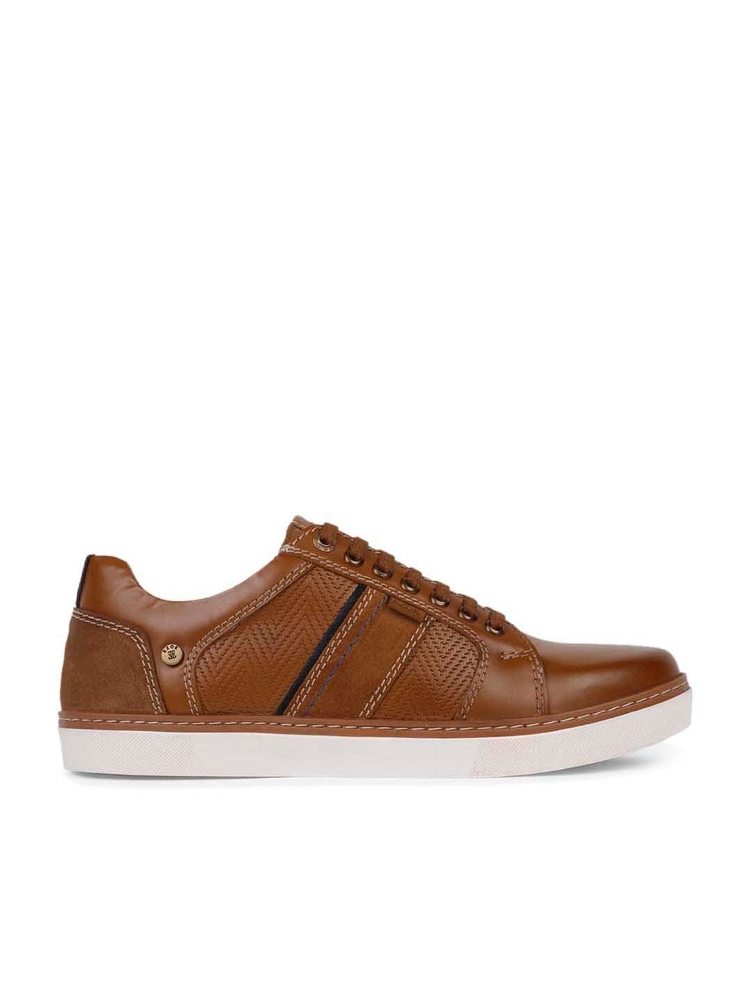 EZOK Men's Tan Casual Sneakers