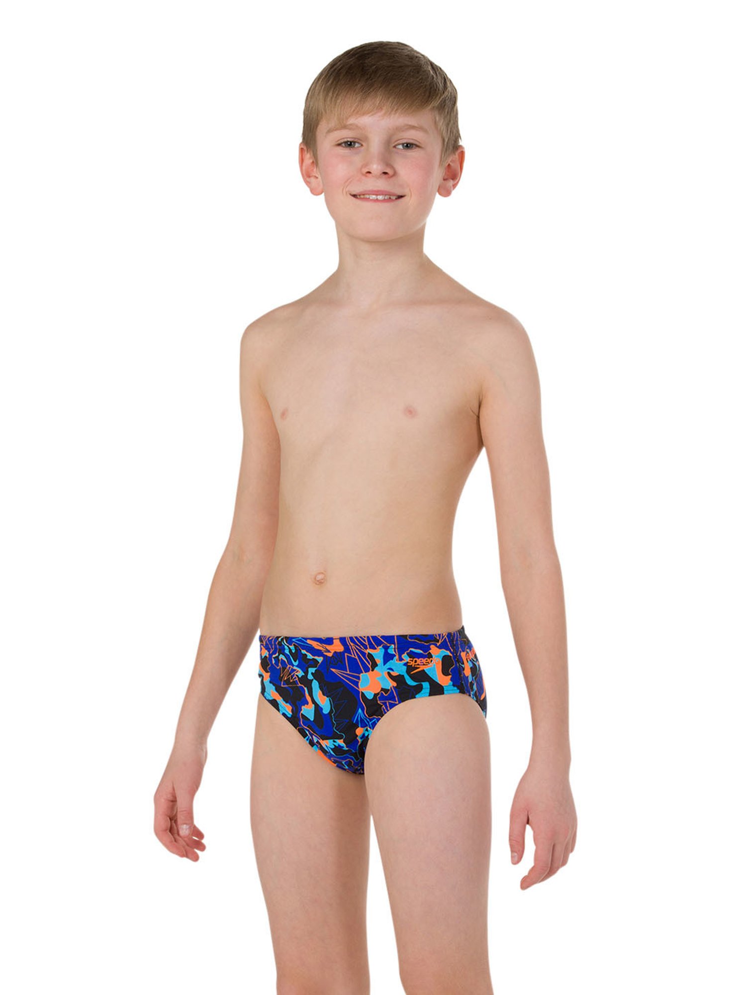 Speedo Kids Multicolor Printed Brief