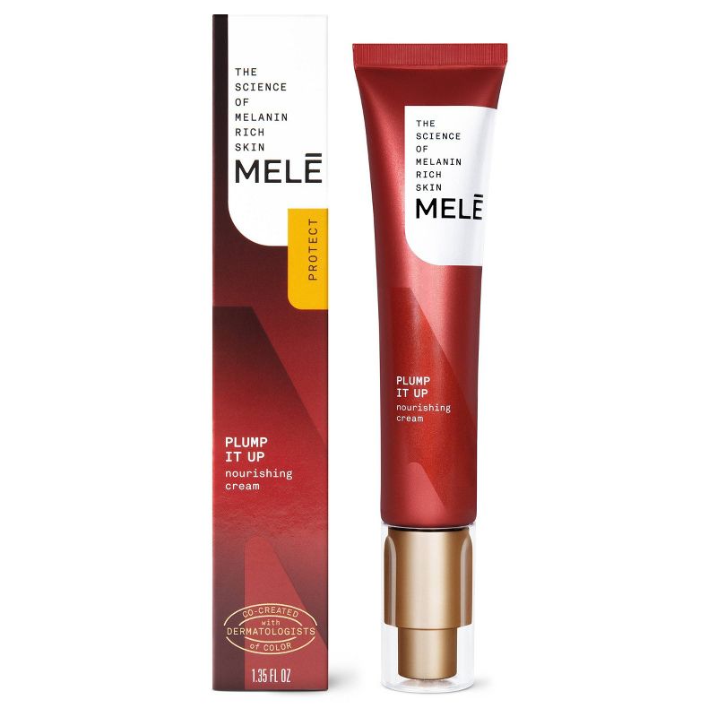 MELE Plump It Up Nourishing Facial Cream for Melanin Rich Skin - 1.35 fl oz