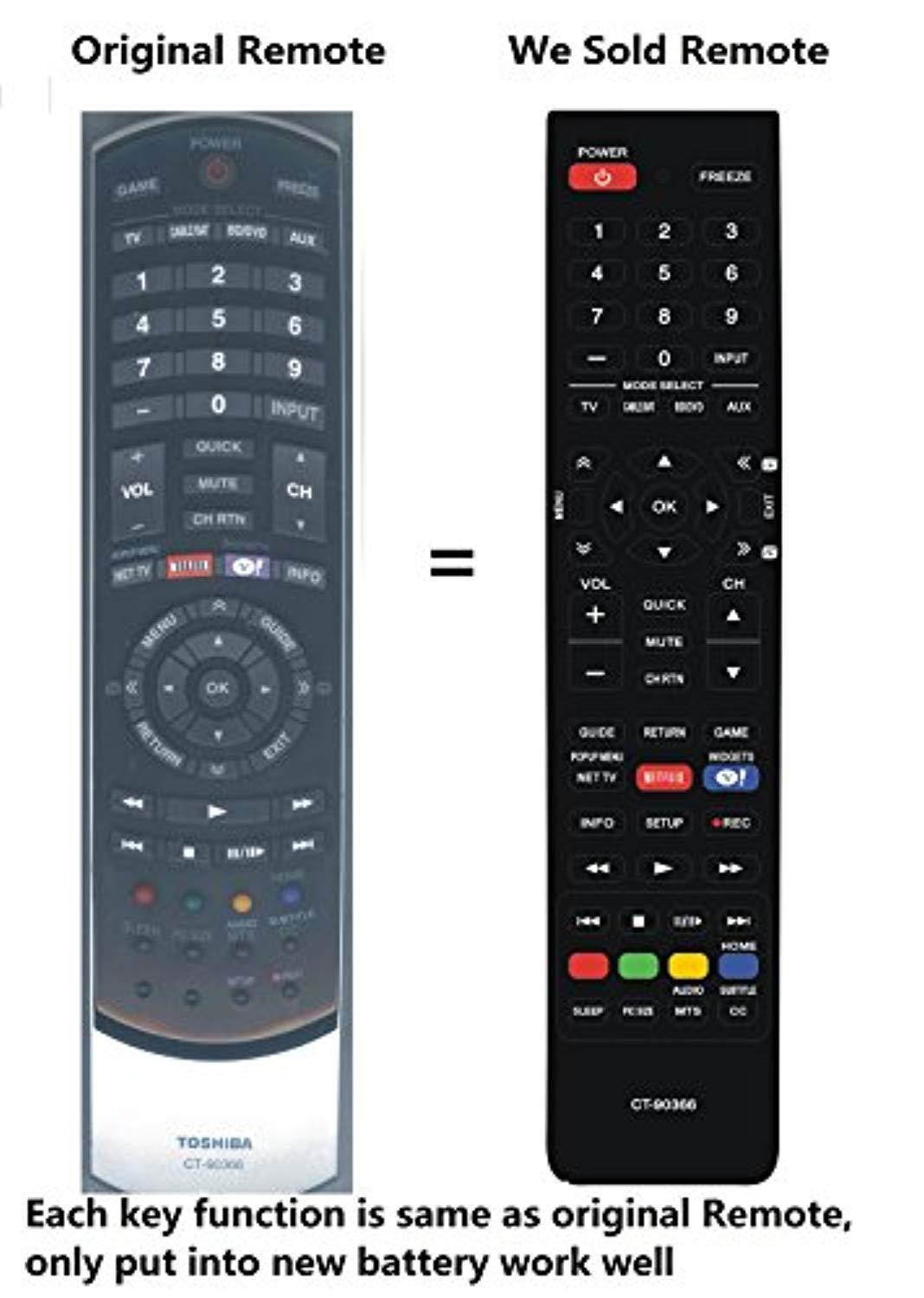 new ct-90366 ct 90366 ct90366 replace remote control fit for toshiba 24sl415u 32sl415y 55sl417u 24sl415um 32sl415 24sl415 40s51