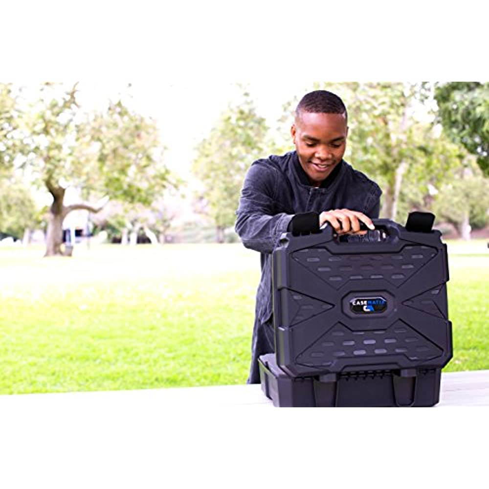 CASEMATIX Protective Projector Carrying Case Fits Epson PowerLite 1781W , 1780W , 1785W , 1795F , V11H796020 , V11H793020 , V11H795020 LCD Portable Projector and Accessories