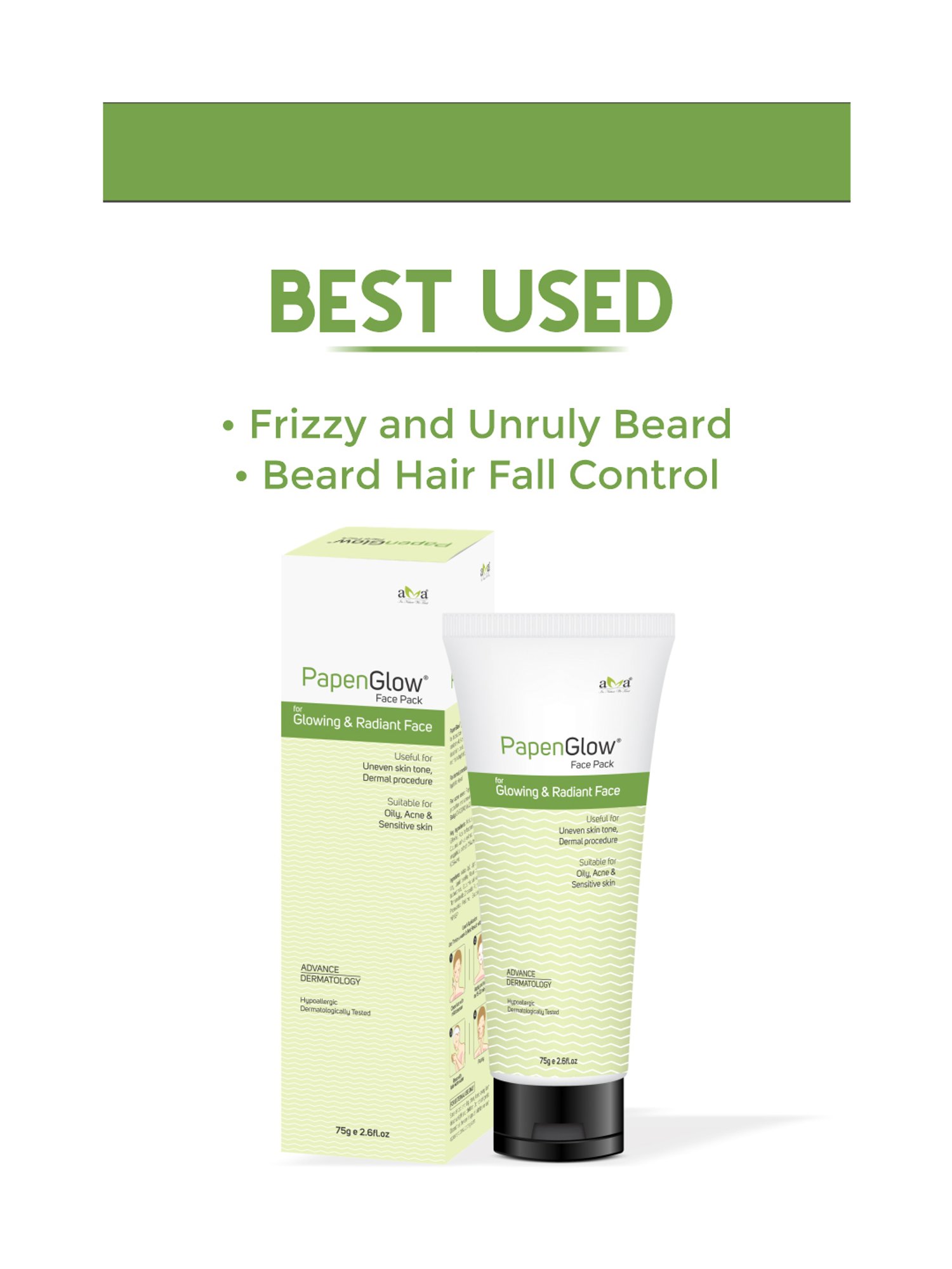 Vegetal Papenglow Face Pack - 75 gm